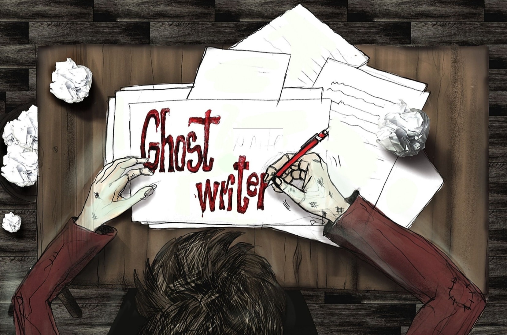 ghostwriter poveste scurtă horror
